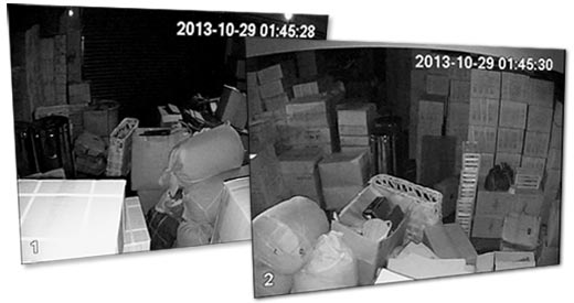 停車場監(jiān)控記錄小賊偷后視鏡全過程