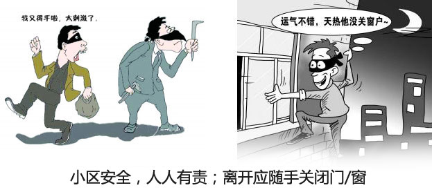 小區(qū)高清監(jiān)控，記錄小偷作案過(guò)程