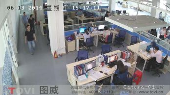 200萬像素-某企業(yè)辦公室超清視頻監(jiān)控效果錄像演示